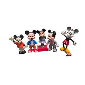 5 Vintage Mickey Mouse & Minnie Walt Disney Lot